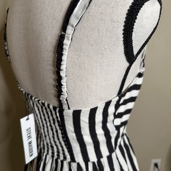 NWT Steve Madden Deyvani Striped Midi Dress - Picture 6 of 11